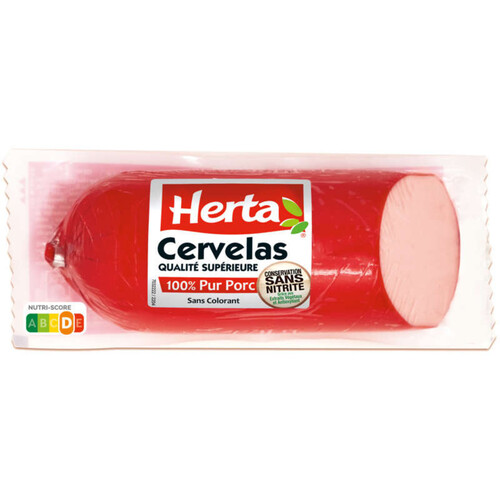 Herta Cervelas Saucisson Porc 400g