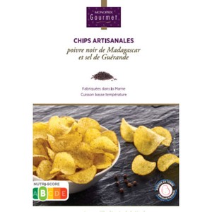Monoprix Gourmet Chips Poivre Noir de Madagascar et Sel de Guérande 125g