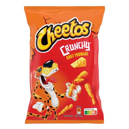 Cheetos Crunchy Biscuits Apéritifs Soufflés Goût Fromage 90g