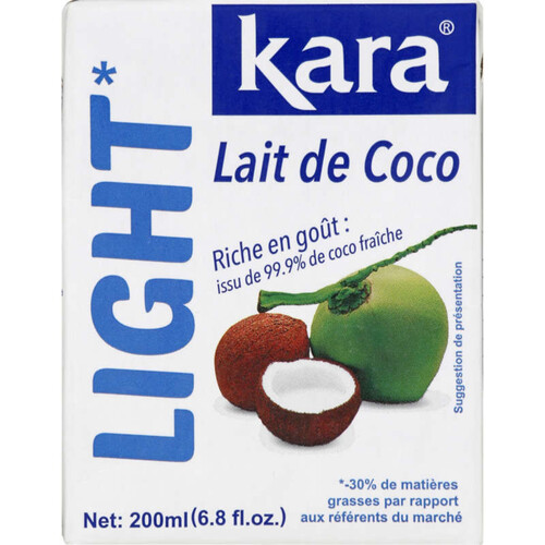 Kara lait de coco light 20cl