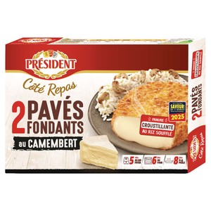 Président Pavés Fondants au Camembert 2x100g