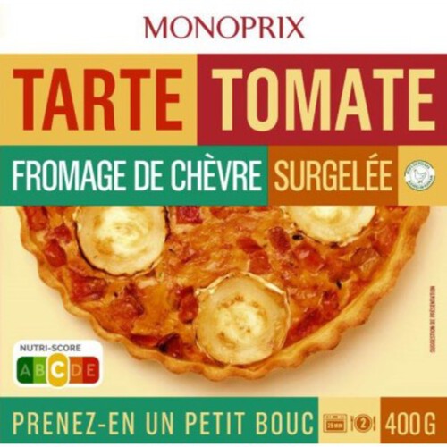 Monoprix tarte tomate chèvre 400g