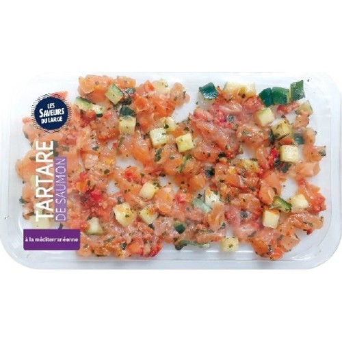 Les Saveurs du Large Tartare de Saumon à la Méditerranéenne 180g