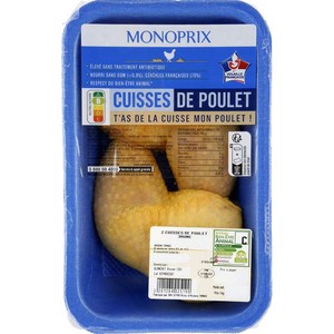 Monoprix Cuisses De Poulet x2 550g