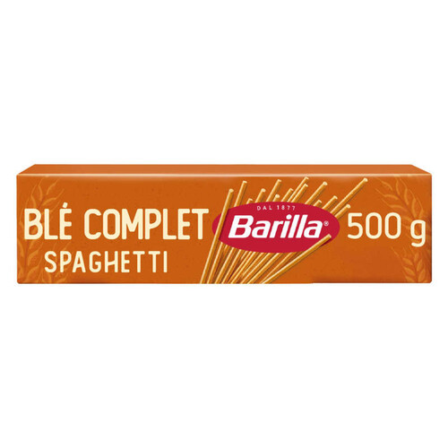 Barilla pates spaghetti au blé complet integrale 500g