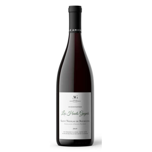 Les Hauts Gagnés aop St Nicolas de Bourgueil rouge Bio 75cl