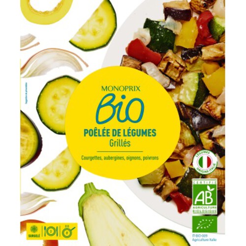 Monoprix Bio Poêlée légumes grillées 600g