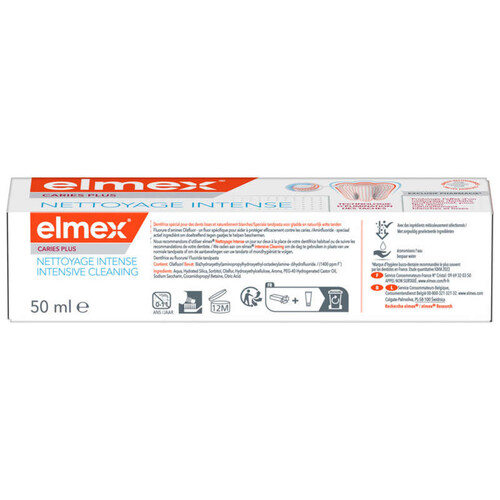 [Para] Elmex Nettoyage Intense Dentifrice 50ml