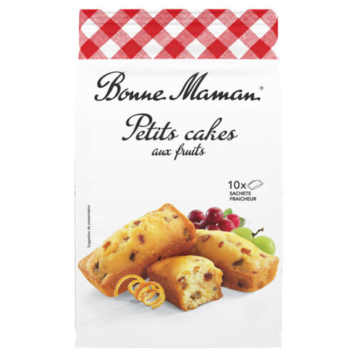 Bonne Maman 10 Petits cakes fruits 300g