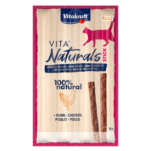 VitaNaturals Sticks Poulet pour chats 4x 5g