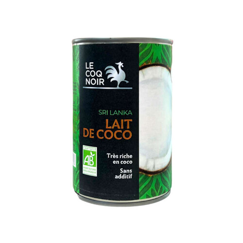 Lait De Coco Bio 400Ml Le Coq Noir 400ml