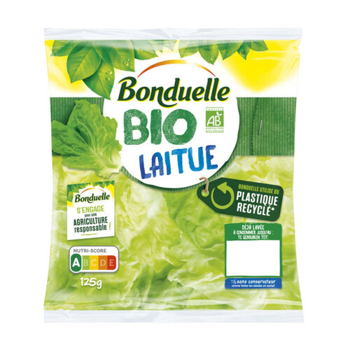 Bonduelle Laitue bio 125g