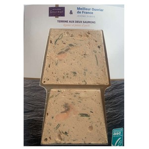 Monoprix Gourmet Terrine de saumon asc 2x60g