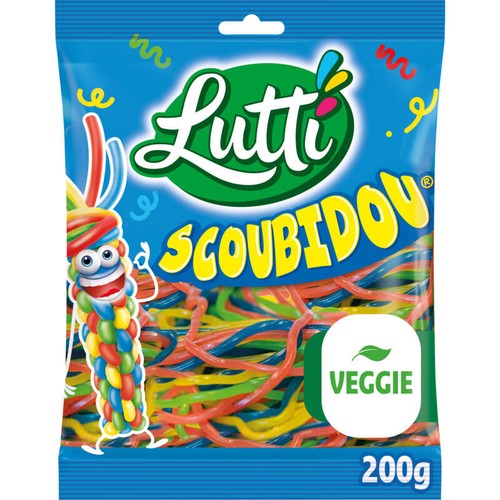 Lutti Bonbons Scoubidou Aux Goûts Fruités 200g