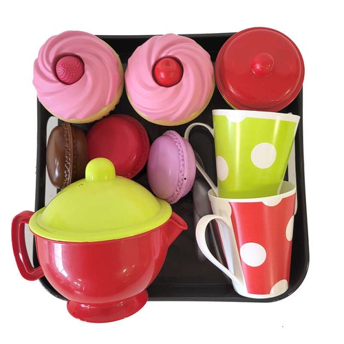 Ecoiffier Plateau Cup Cake 13 Pièces 19.5cm