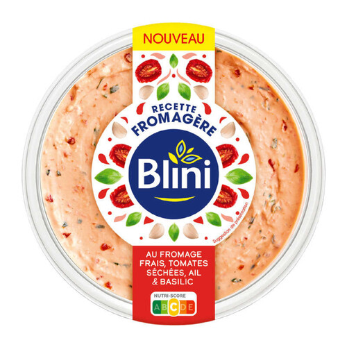 Blini Blini À Base De Fromage Frais, Tomates Séchées, Ail Et Basilic 150 g