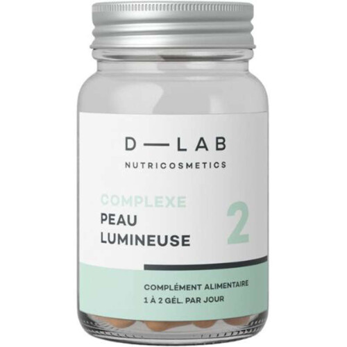 [Para] D-LAB NUTRICOSMETICS - Complexe Peau Lumineuse 100g - Eclat & Santé Complément alimentaire