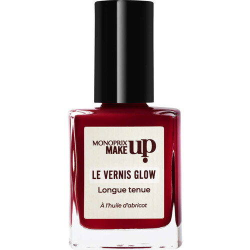 Monoprix Make Up Le Vernis Gel Glow 8 Bordeau