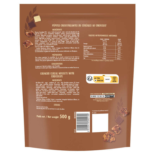 Casino Muesli Croustillant Aux 3 Chocolats - 500G