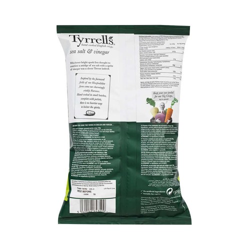 Tyrrells Chips Sel de mer & Vinaigre 150g