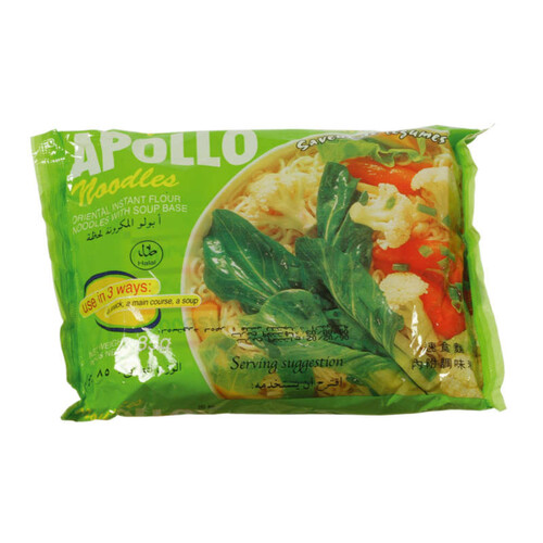 Apollo Noodles Saveur Légumes 85G
