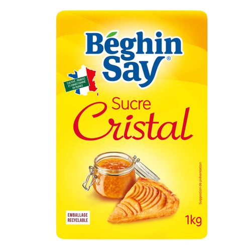 Beghin Say Sucre Cristal En Poudre 1kg