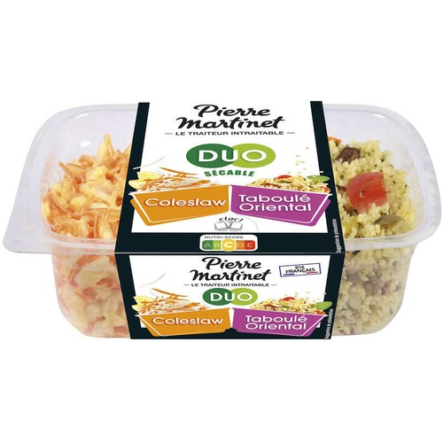 Martinet Duo Coleslaw et Taboulé Oriental 250g