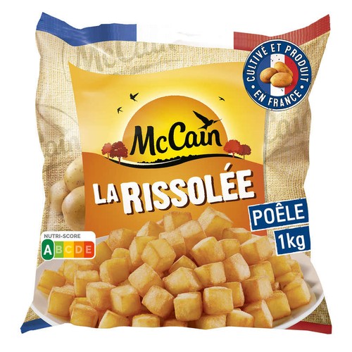 Mc Cain Pommes de terre fondante La Rissolée 1kg