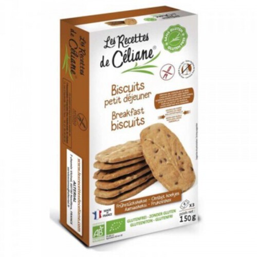 [Par Naturalia] Recettes De Celiane Biscuits Petit-Déjeuner Sans Gluten 150G Bio