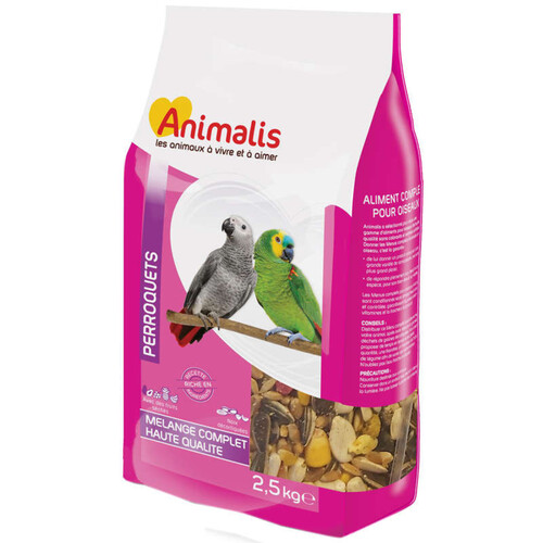 Animalis Mélange de Graines pour Perroquet Premium 2.5kg