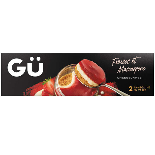 GÜ Cheesecake à la fraise des bois 2x87g