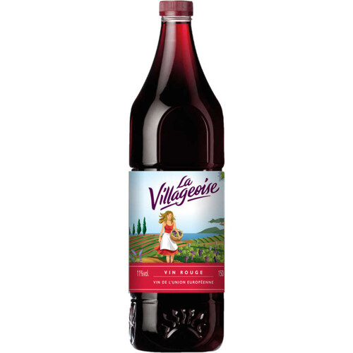 La Villageoise Vin De Table De La Communauté Européenne, Rouge 150cl