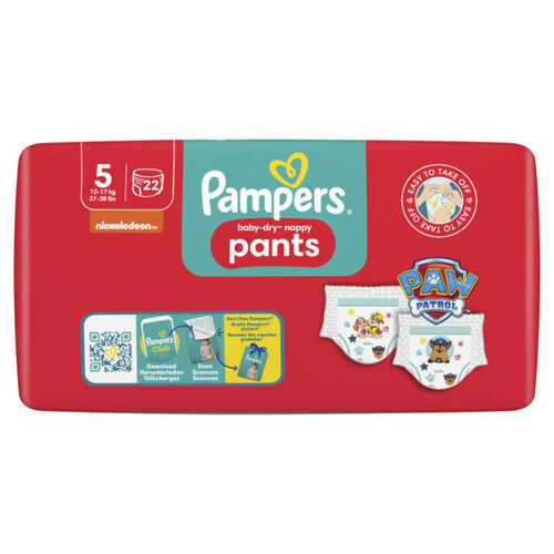 Pampers  Couches-CulottesBaby-Dry Pants Taille 5 12kg-17kg x22