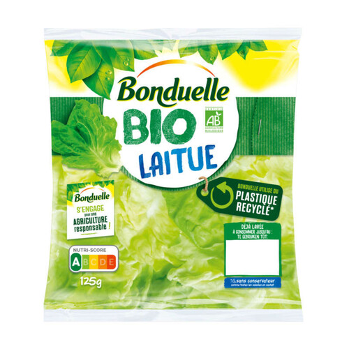 Bonduelle Laitue bio 125g