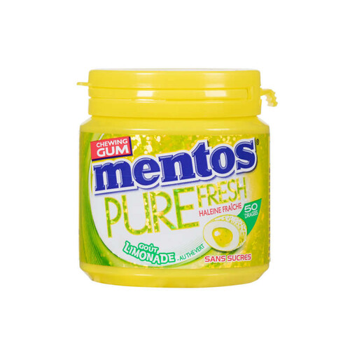 Mentos Chewing-Gum Pure Fresh goût Limonade 100g