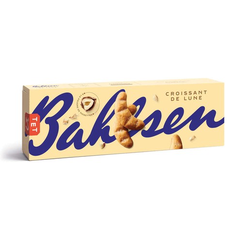 Bahlsen Croissants de lune biscuits sablés 125g