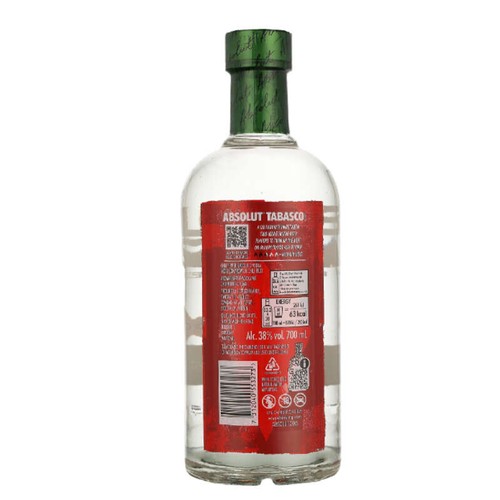 Absolut Tabasco Vodka pimenté 38° 70cl