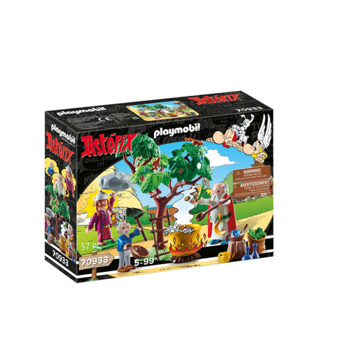 Playmobil astérix : panoramix et chaudron de potion magique