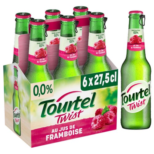 Tourtel Twist Bière sans Alcool au Jus de Framboise 6x27,5cl