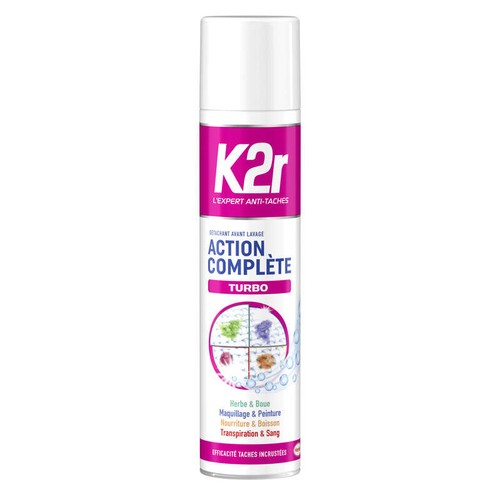 K2R Détachant Avant Lavage, Mousse Active 0.4 L