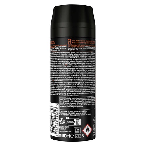 Axe déodorant homme copper santal 150ml