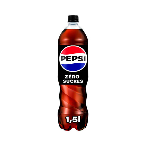 Pepsi - Soda zero sucres au cola - La bouteille de 1,5L