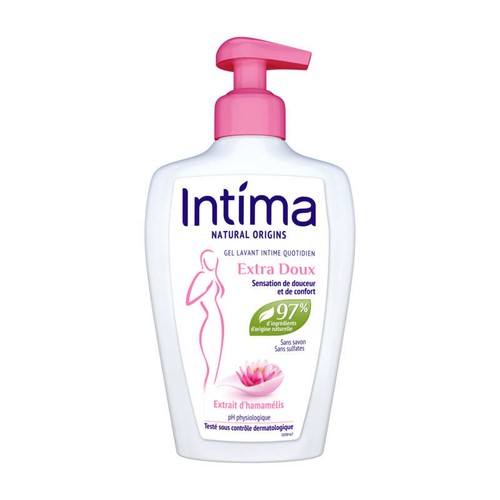 Intima Natural Gel Toilette Intime Extra Doux Hamamélis  200ml