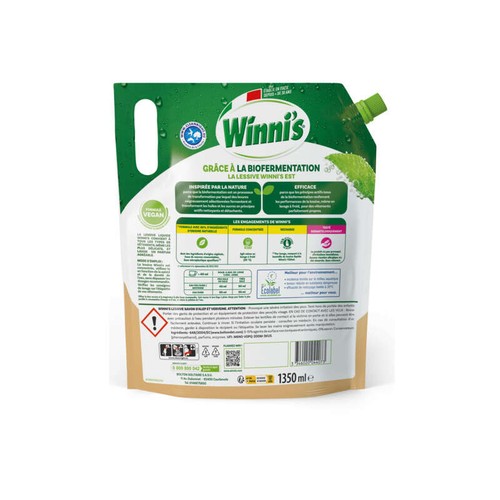 Winni's Lessive Bio Eco-Label 30 Lavages 1.35L