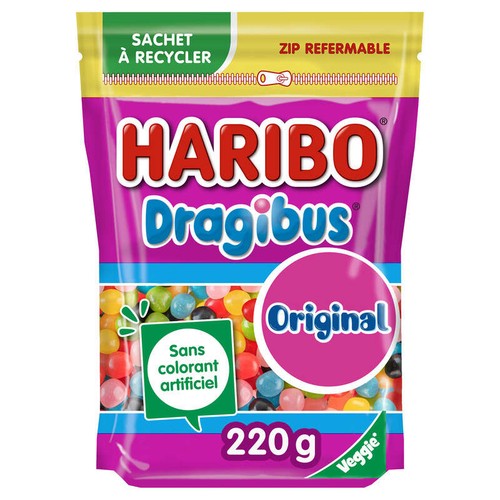 Haribo Dragibus original zip 220g