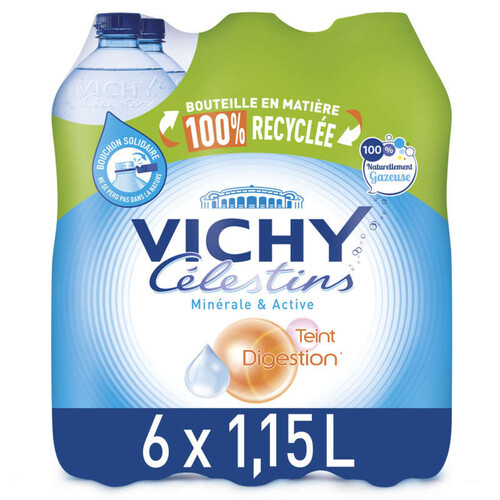 Vichy Celestin eau gazeuse 6x1,15L