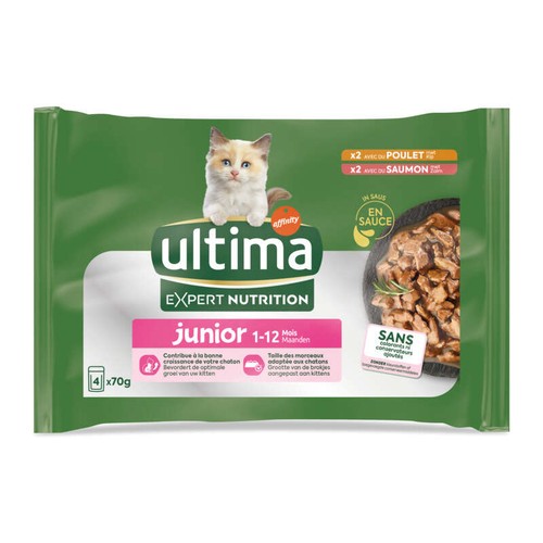 Ultima expert Nutrition chat junior 4x70g