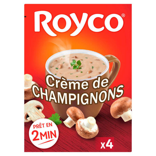 Royco Soupe à la Crème de champignons 4x16,0g