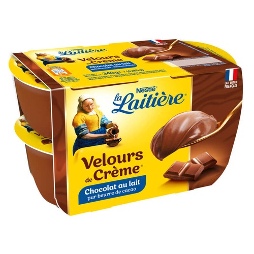 La Laitière Crème Dessert chocolat au lait 4x85g