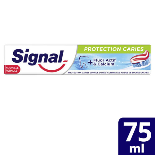 Signal Dentifrice Protection Caries calcium& fluor actifs 75ml